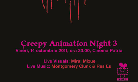 21 de scurtmetraje de animatie ruleaza la Creepy Animation Night 3