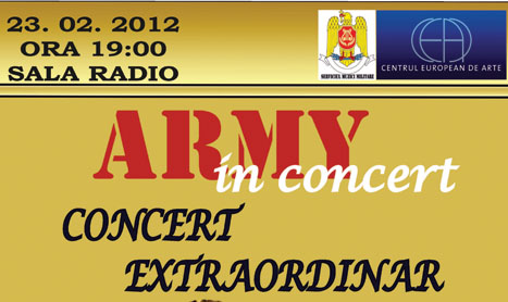 23 februarie: debut de stagiune pentru Army in Concert