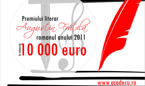 10 000 de euro pentru cel mai bun roman romanesc din 2011