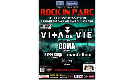 Pe 17 august ascultam “Rock in Parc”