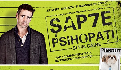 “Sapte psihopati si un caine” intra in cinematografele din Romania pe 21 decembrie