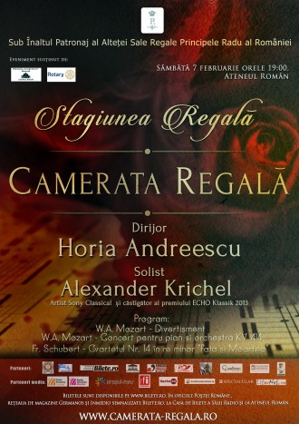 Horia Andreescu si Alexander Krichel in Stagiunea Regala
