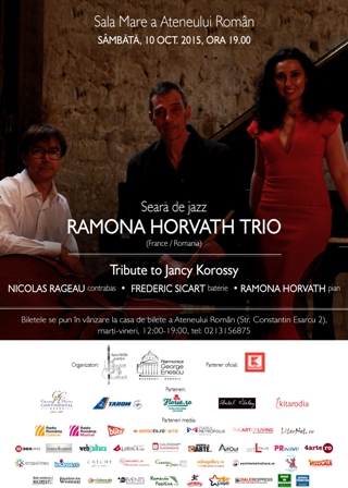 Seara de jazz cu “RAMONA HORVATH TRIO” la ATENEU