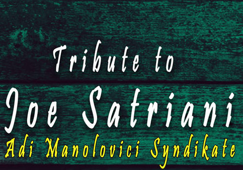 Adi Manolovici Syndikate sustine un concert “Tribute To Joe Satriani”