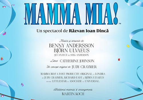 Două reprezentații „Mamma Mia!” la Sala Palatului
