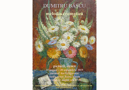 “Melodia cromatică”, expoziție dedicată pictorului Dumitru Bâșcu