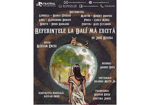 Teatrul Arte dell’Anima începe anul cu „Referințele la Dali mă excită”