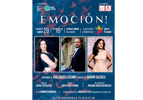 EMOCIÓN!, concert caritabil de Ziua Autismului